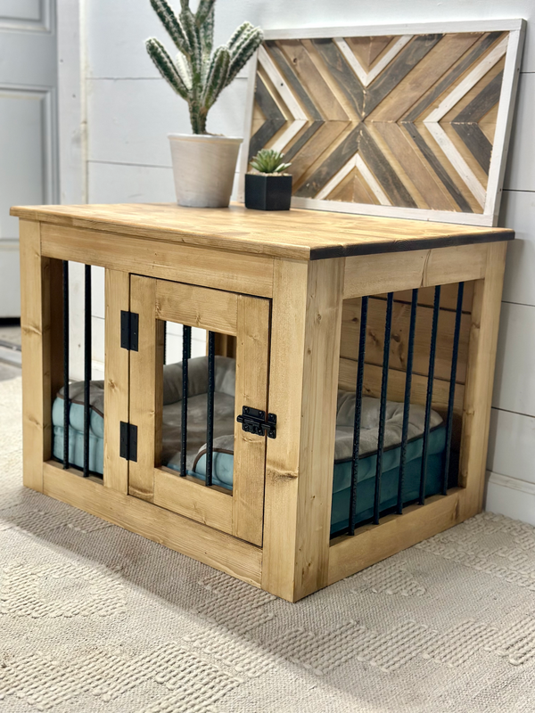 Image showcasing Single Small Dog Crate Plans