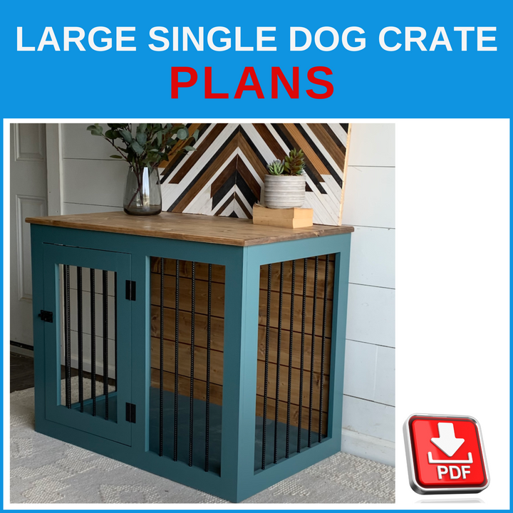 Dog Crate Rattan Mixture Visibility Plans photo